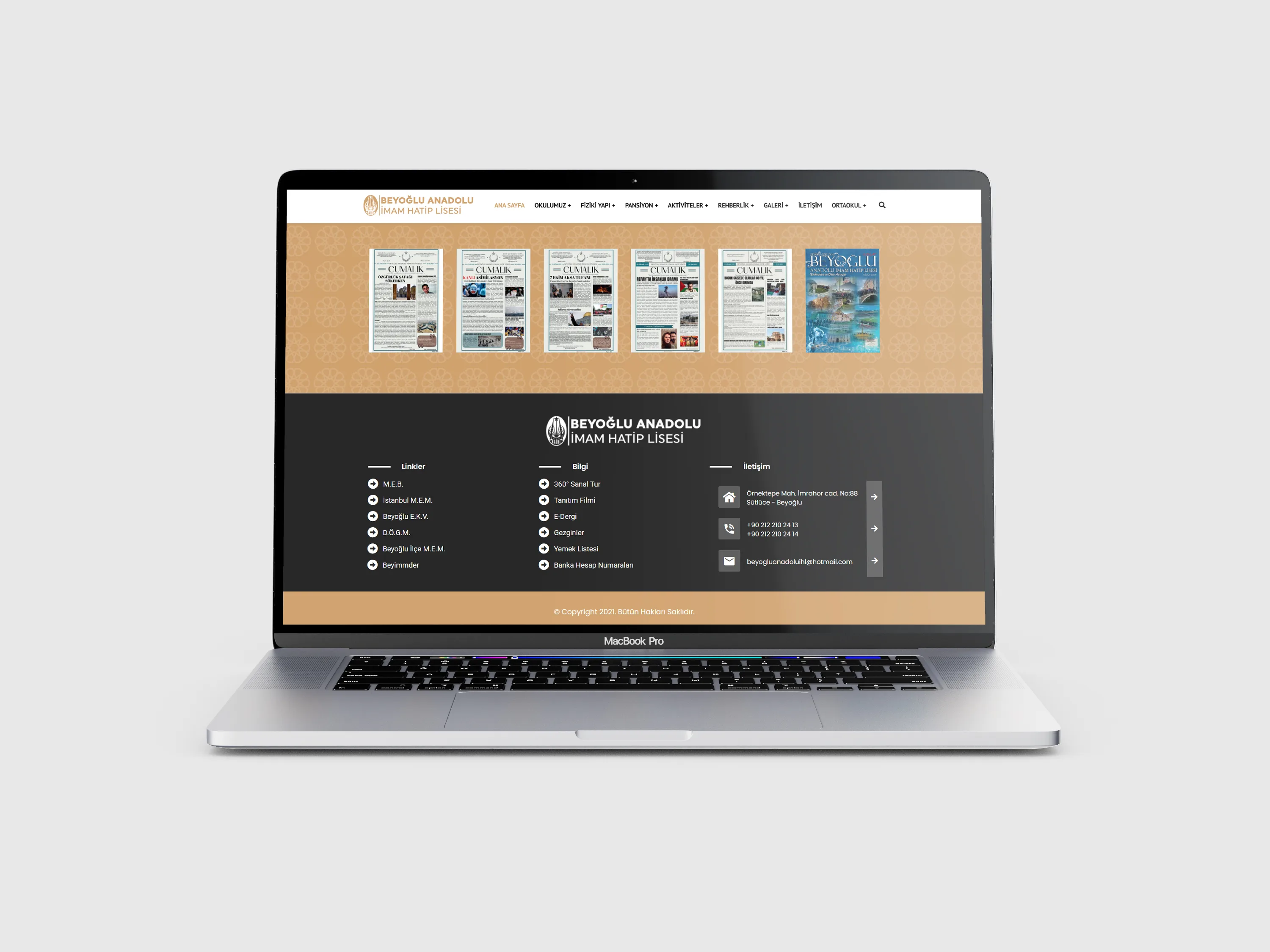 Institutional Footer & Publications