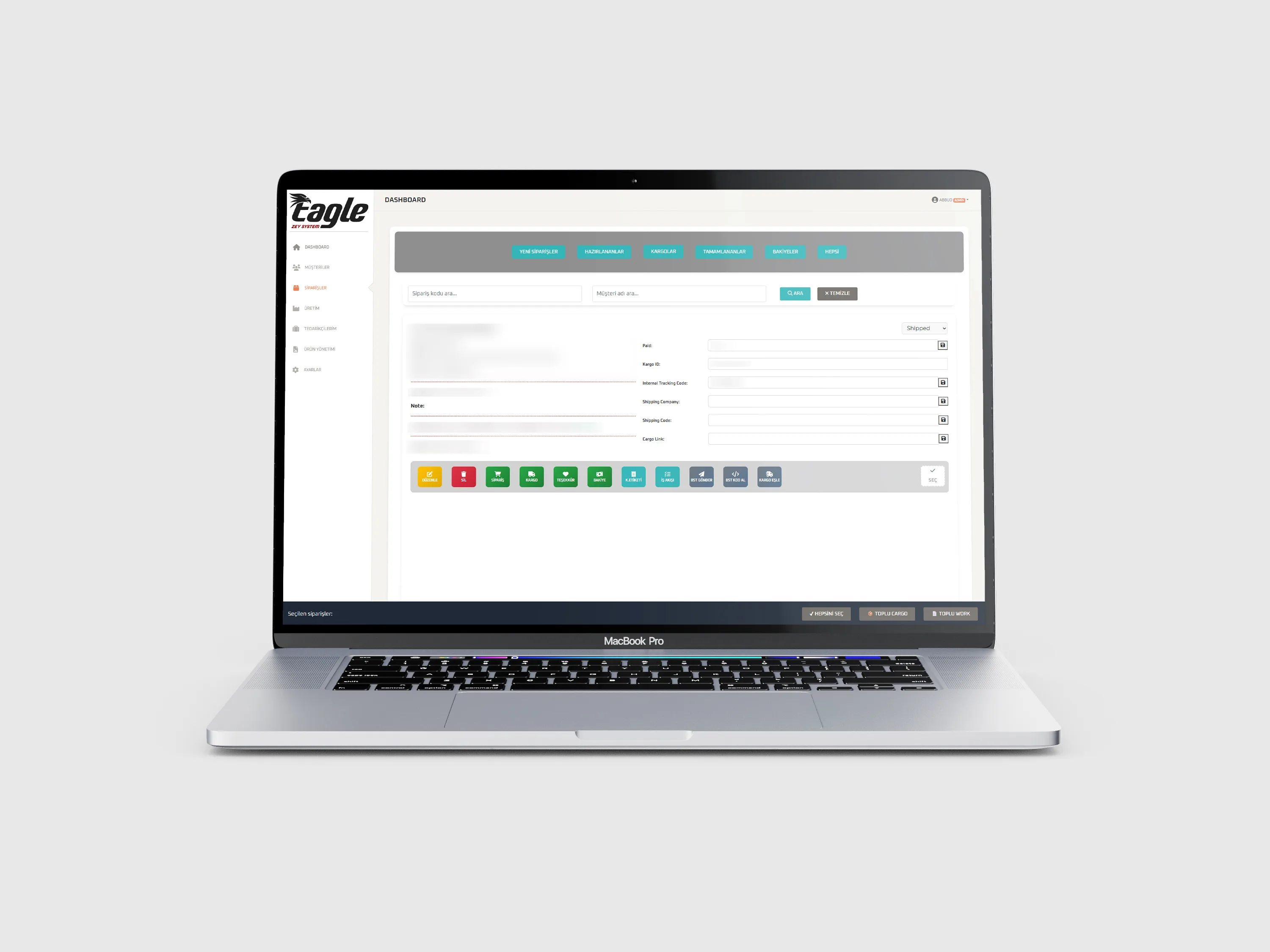 Custom Order System