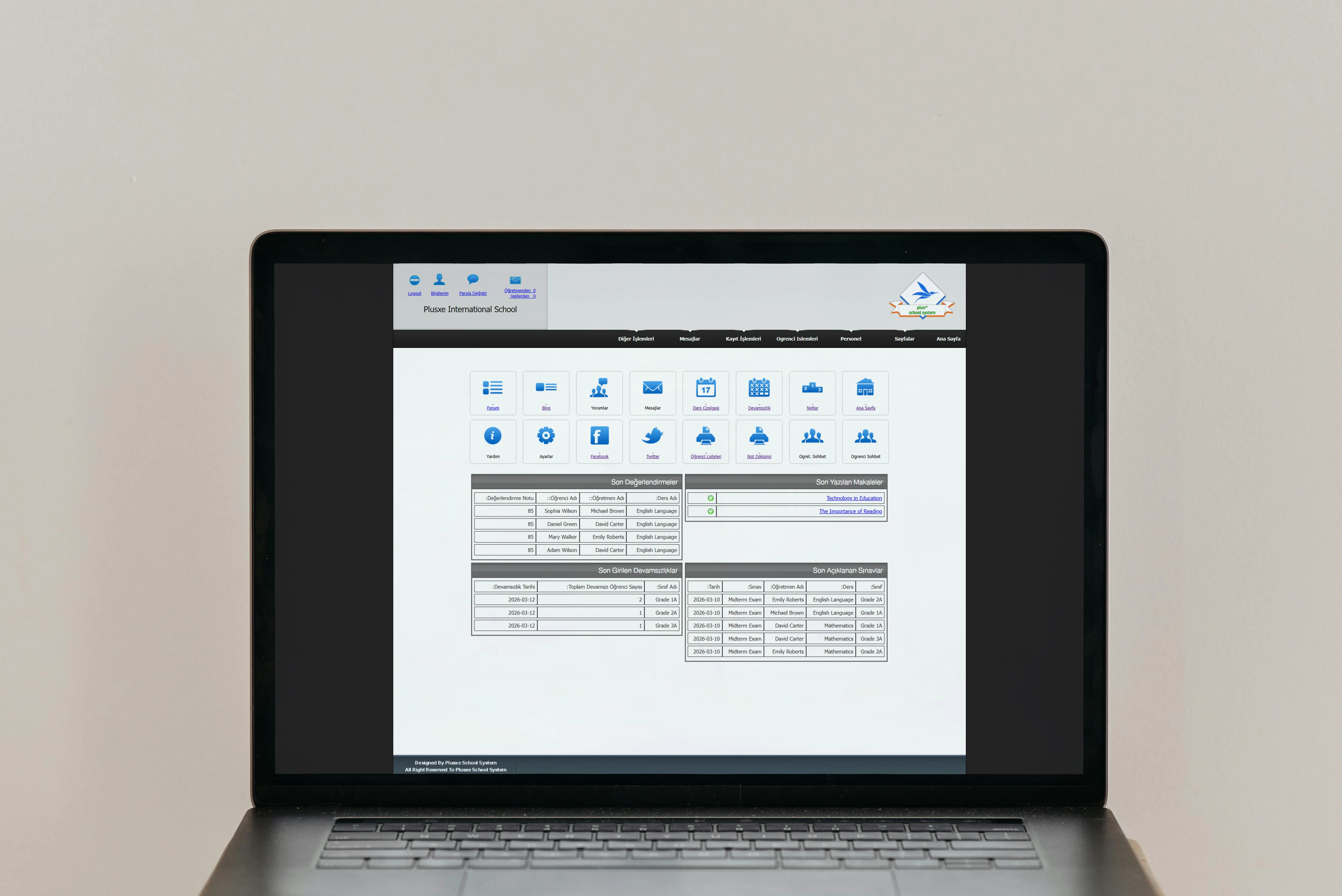 School Administration Dashboard