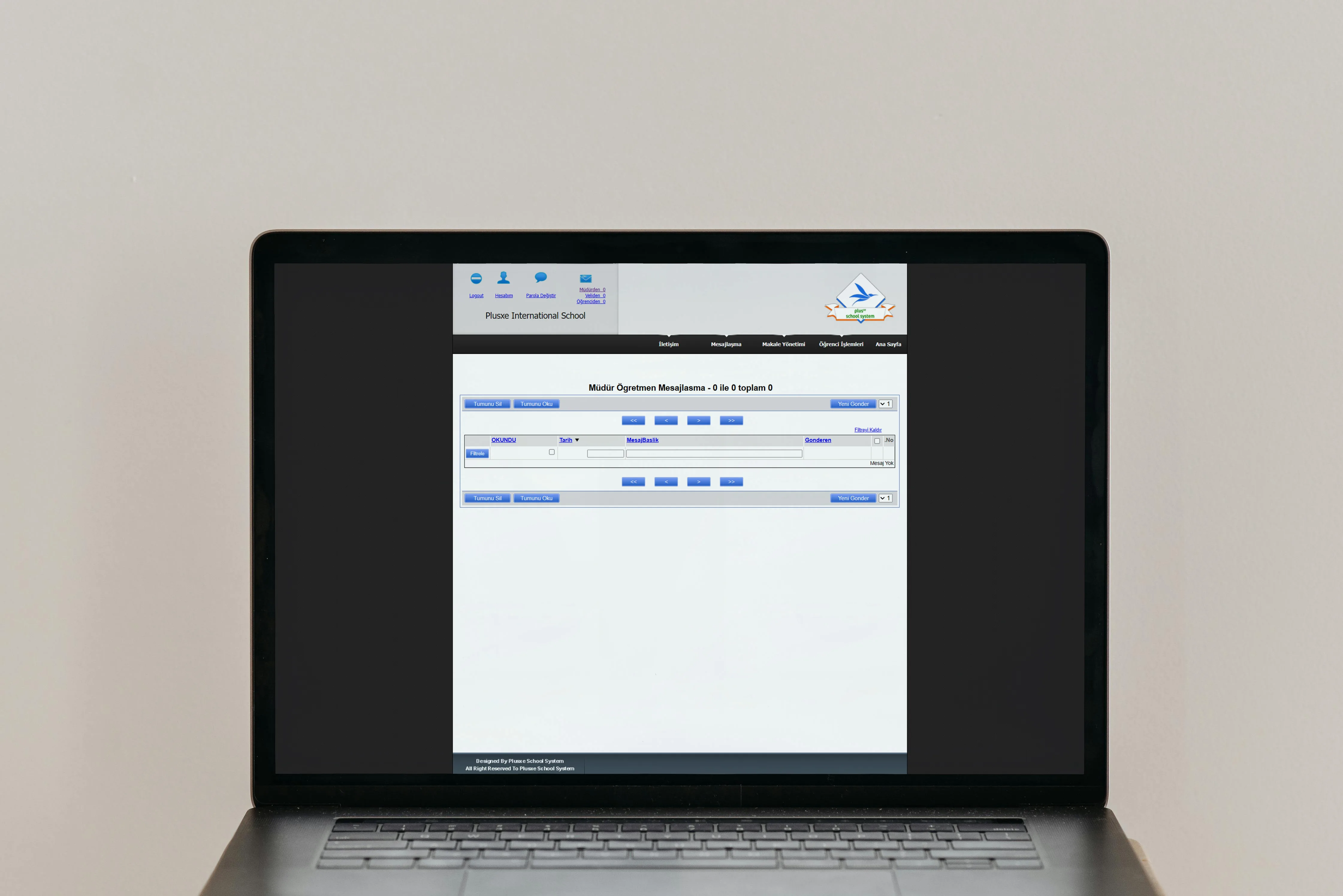Teacher Messaging Center